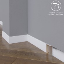 Плинтус МДФ Madest Decor 25-070-10 грунт под покраску pr2507010