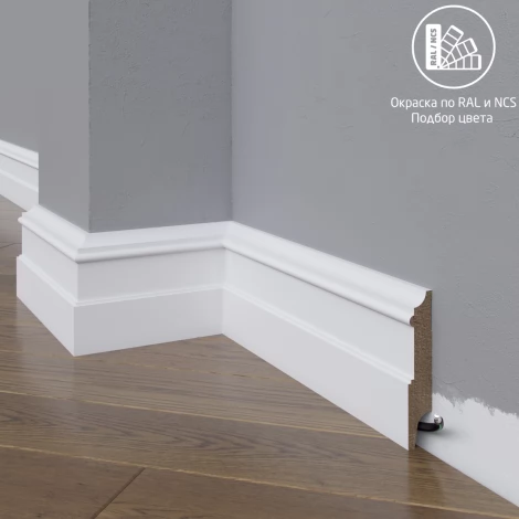 Плинтус МДФ Madest Decor 26-136-16 эмаль по RAL, NCS col2613616