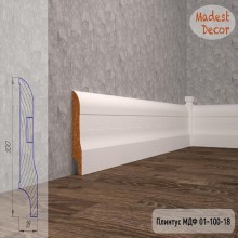 Плинтус Madest Decor 01-100-18 эмаль по RAL, NCS col0110018 Плинтус Madest Decor 01-100-18 эмаль по RAL, NCS col0110018