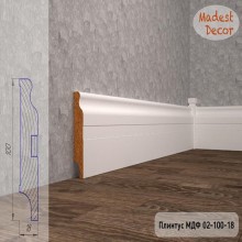 Плинтус Madest Decor 02-100-18 эмаль по RAL, NCS col0210018