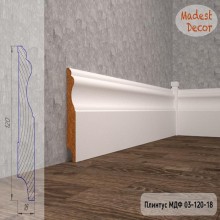 Плинтус Madest Decor 03-120-18 эмаль по RAL, NCS col0312018