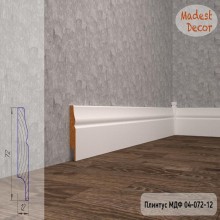 Плинтус Madest Decor 04-072-12 эмаль по RAL, NCS col0407212