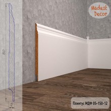 Плинтус Madest Decor 05-150-12 белая базовая эмаль w0515012