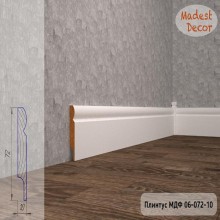 Плинтус Madest Decor 06-072-10 белая базовая эмаль w0607210