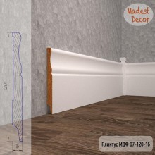 Плинтус Madest Decor 07-120-16 эмаль по RAL, NCS col0712016