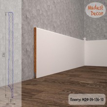 Плинтус Madest Decor 09-136-10 белая базовая эмаль w0913610