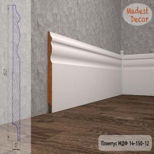 Плинтус Madest Decor 14-150-12 эмаль по RAL, NCS col1415012