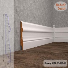 Плинтус Madest Decor 15-120-18 эмаль по RAL, NCS col1512018