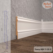 Плинтус Madest Decor 17-120-16 грунт под покраску pr1712016