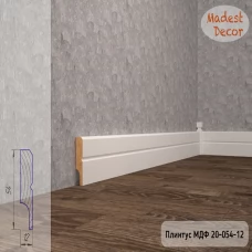 Плинтус Madest Decor 20-054-12 грунт под покраску pr2005412