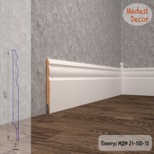 Плинтус Madest Decor 21-100-10 эмаль по RAL, NCS col2110010