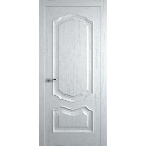 Межкомнатная дверь Мебель-Массив Барселона Эмаль белая на дубе без патины полотно глухое