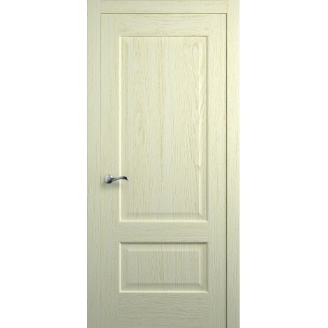 Межкомнатная дверь Мебель-Массив Болонья 1 Эмаль белая на дубе без патины полотно глухое