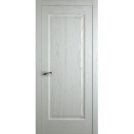 Межкомнатная дверь Мебель-Массив Болонья 4 Эмаль RAL 9010 на дубе без патины полотно глухое