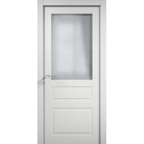 Межкомнатная дверь Мебель-Массив Кантри 4 витраж с гравировкой