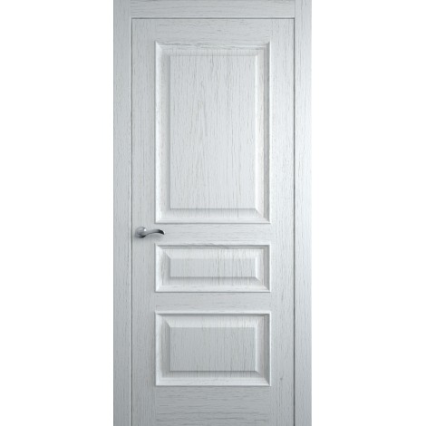 Межкомнатная дверь Мебель-Массив Гранада Эмаль белая на дубе без патины полотно глухое