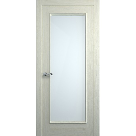 Межкомнатная дверь Мебель-Массив Гранада 3 Эмаль RAL 1013 без патины полотно с остеклением