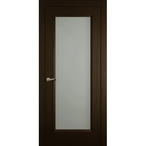 Межкомнатная дверь Мебель-Массив Гранада 3 Темный дуб без патины полотно с остеклением