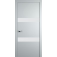 Межкомнатная дверь Мебель-Массив Кремона 2 Эмаль белая полотно с остеклением (стекло матовое)