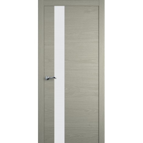Межкомнатная дверь Мебель-Массив Кремона 3 Эмаль RAL 7044 полотно с остеклением (стекло матовое)
