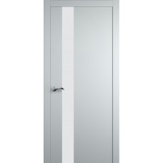 Межкомнатная дверь Мебель-Массив Кремона 3 Эмаль белая полотно с остеклением (стекло матовое)