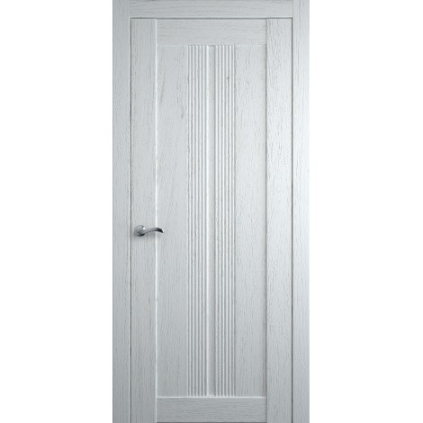 Межкомнатная дверь Мебель-Массив Неаполь 1 Эмаль белая на дубе полотно глухое