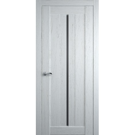 Межкомнатная дверь Мебель-Массив Неаполь 1 Эмаль белая на дубе полотно с остеклением