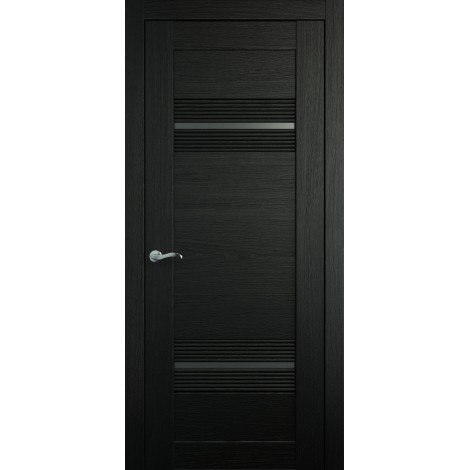 Межкомнатная дверь Мебель-Массив Неаполь 2 Эмаль RAL 9005 полотно с остеклением
