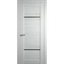 Межкомнатная дверь Мебель-Массив Неаполь 2 Эмаль RAL 9010 полотно с остеклением