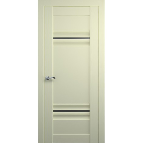 Межкомнатная дверь Мебель-Массив Неаполь 2 Эмаль слоновая кость на дубе полотно с остеклением