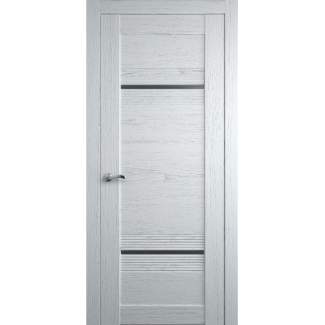 Межкомнатная дверь Мебель-Массив Неаполь 2 Эмаль белая на дубе полотно с остеклением