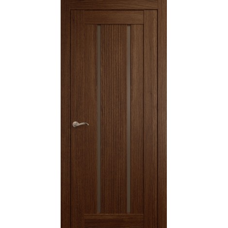 Межкомнатная дверь Мебель-Массив Неаполь 3 Коньячный дуб полотно с остеклением