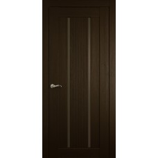 Межкомнатная дверь Мебель-Массив Неаполь 3 Темный дуб полотно с остеклением