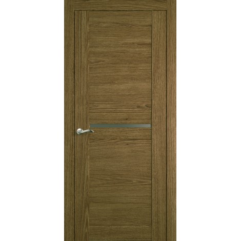 Межкомнатная дверь Мебель-Массив Неаполь 4 Светлый дуб полотно с остеклением