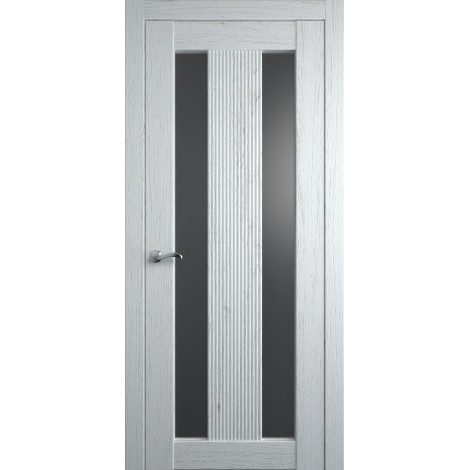 Межкомнатная дверь Мебель-Массив Неаполь 5 Эмаль белая на дубе полотно с остеклением