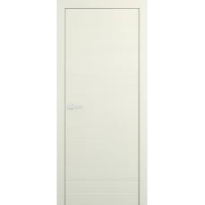 Межкомнатная дверь Мебель-Массив Некст 1 Эмаль RAL 1013 на дубе шпон горизонтальный полотно глухое