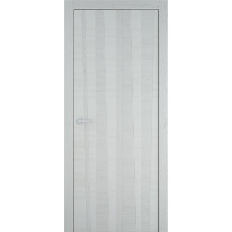 Межкомнатная дверь Мебель-Массив Некст 2 Эмаль белая на дубе шпон вертикальный полотно глухое