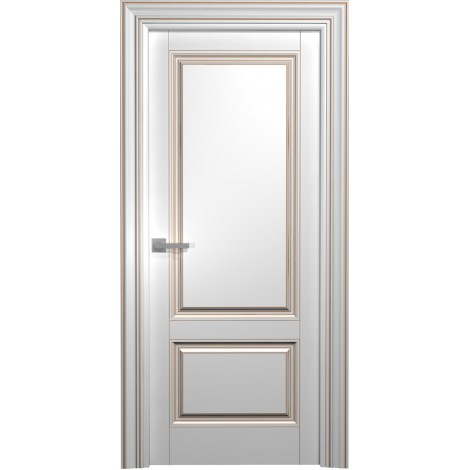 Межкомнатная дверь Мебель-Массив Палермо 1 Эмаль RAL 9010 без патины полотно глухое