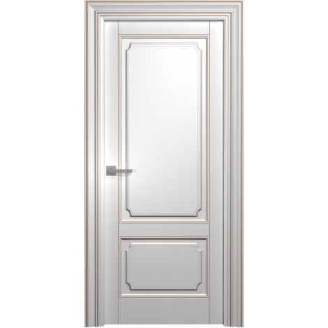 Межкомнатная дверь Мебель-Массив Палермо 2 Эмаль RAL 9010 без патины полотно глухое