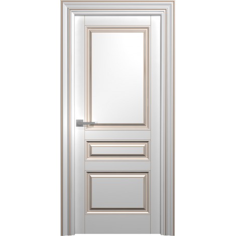 Межкомнатная дверь Мебель-Массив Палермо 3 Эмаль RAL 9010 без патины полотно глухое