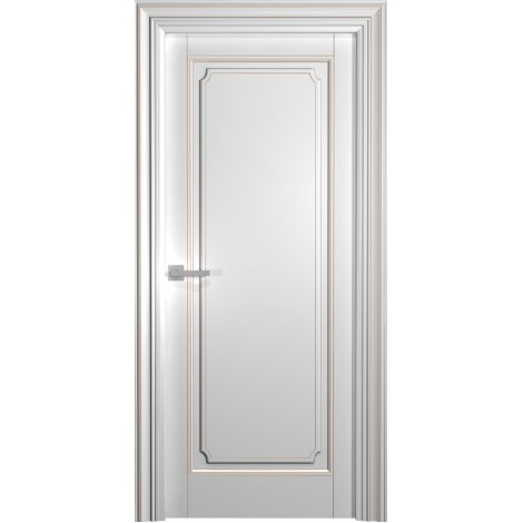 Межкомнатная дверь Мебель-Массив Палермо 7 Эмаль RAL 9010 без патины полотно глухое