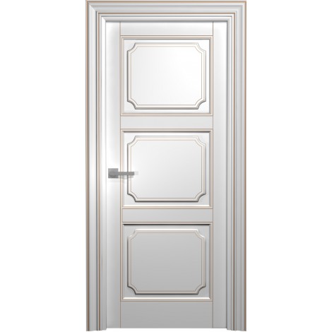 Межкомнатная дверь Мебель-Массив Палермо 9 Эмаль RAL 9010 без патины полотно глухое