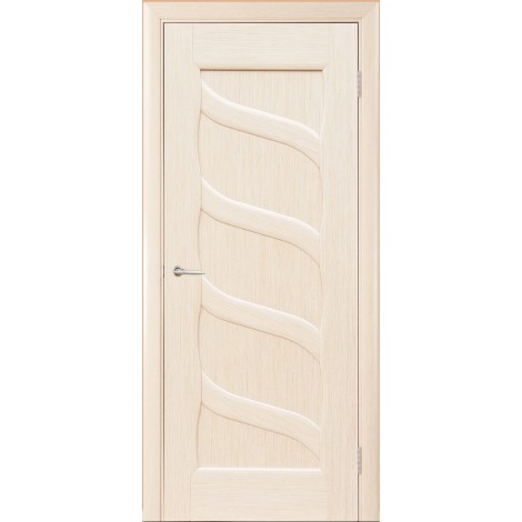 Межкомнатная дверь Мебель-Массив Парма Эмаль белая патина полотно глухое