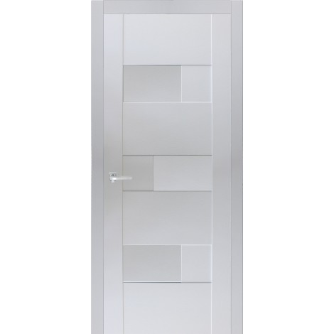 Межкомнатная дверь Мебель-Массив Призма Эмаль белая полотно глухое