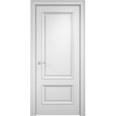 Межкомнатная дверь Мебель-Массив Сицилия 2 Эмаль белая полотно глухое