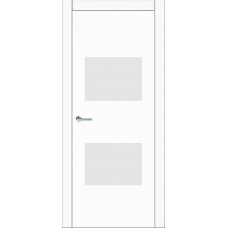 Межкомнатная дверь Мебель-Массив Толедо Эмаль белая полотно с остеклением (стекло матовое)
