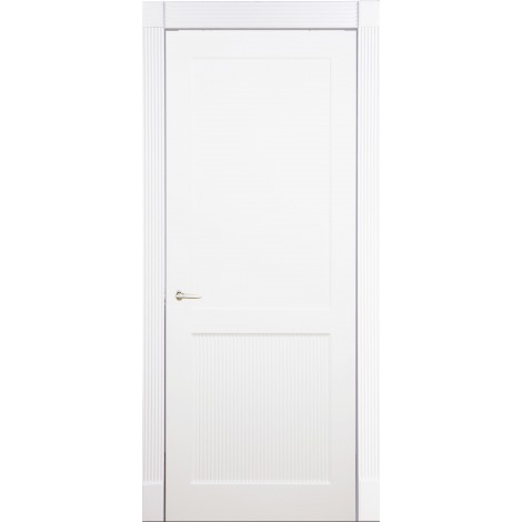 Межкомнатная дверь Мебель-Массив Тренто Эмаль белая полотно глухое