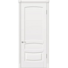 Межкомнатная дверь Мебель-Массив Валенсия Эмаль белая патина полотно глухое
