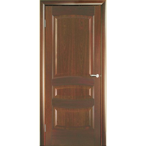 Межкомнатная дверь Мебель-Массив Валенсия Красное дерево без патины полотно глухое