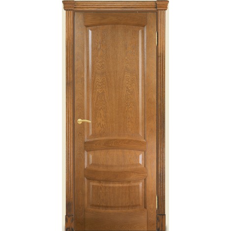 Межкомнатная дверь Мебель-Массив Валенсия Светлый дуб без патины полотно глухое